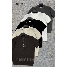 Фотография Футболка мужская молодёжная р-ры L-3XL (5цв) "PROSTOMEN" недорого оптом от прямого поставщика