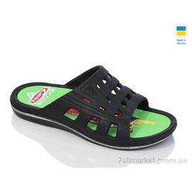 Шльопанці дитячі літні Літо N1903 зелений (6 пар р.30-35) "Lot Shoes" недорого оптом від прямого постачальника