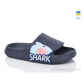 Шльопанці дитячі літні Літо 23-50 т.синій (8 пар р.31-36) "Lot Shoes" недорого оптом від прямого постачальника