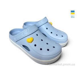 Фотография Кроксы женские летние Лето 416 ірис (8 пар р.37-41) "Rai shoes" недорого оптом от прямого поставщика