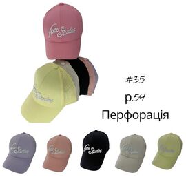 Кепка дитяча літня на дівчинку 35-1 mix р.54 "SELFI" недорого оптом від прямого постачальника