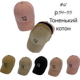 Кепка дитяча літня на дівчинку 61 mix р.54-55 "SELFI" недорого оптом від прямого постачальника
