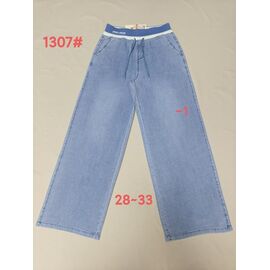 Фотография Штаны женские 1307-1 l.blue р.28-33 "Immei" недорого оптом от прямого поставщика