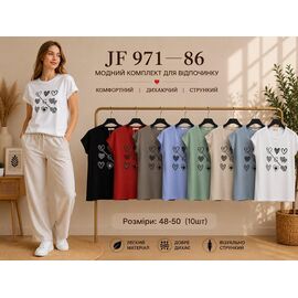 Фотография Футболка женская JF971-86 mix р.48-50 "Immei" недорого оптом от прямого поставщика