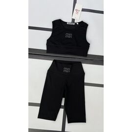 Костюм дитячий спортивний літній на дівчинку 390 black р.116-140 "Kosmy" недорого оптом від прямого постачальника