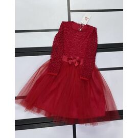 Сукня дитяча легка на дівчинку K304 red р.98-116 "Kosmy" недорого оптом від прямого постачальника