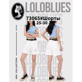 Фотография Шорты женские 73065 white р.25-30 "Lolo Blues" недорого оптом от прямого поставщика