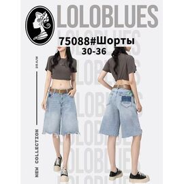 Фотография Шорты женские 75088 l.blue р.30-36 "Lolo Blues" недорого оптом от прямого поставщика