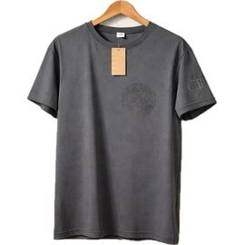 Фотография Футболка мужская S1065 grey р.50-58 "Shoptime" недорого оптом от прямого поставщика