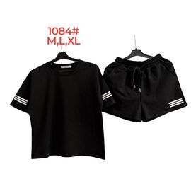 Фотография Костюм женский 1084 black р.M-XL "PALMIRA" недорого оптом от прямого поставщика