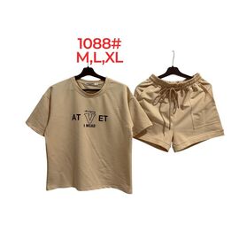 Фотография Костюм женский 1088 beige р.M-XL "PALMIRA" недорого оптом от прямого поставщика