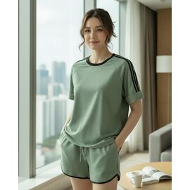 Фотография Костюм женский 1092 mint р.M-XL "PALMIRA" недорого оптом от прямого поставщика