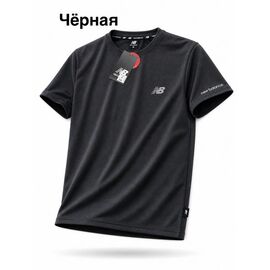 Фотография Футболка мужская 14557 black р.S-2XL "Alex Clothes" недорого оптом от прямого поставщика