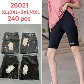 Фотография Велосипедки женские 26021 mix р.XL-4XL "Hoan" недорого оптом от прямого поставщика