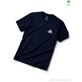 Футболка чоловіча Літо 80-1AD синій (4 шт. р.сітка3XL-6XL) "Margo" недорого оптом від прямого постачальника