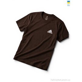 Футболка чоловіча Літо 80-1AD шоколад (4 шт. р.сітка3XL-6XL) "Margo" недорого оптом від прямого постачальника