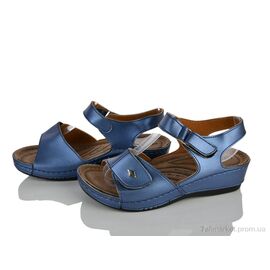 Фотография Босоножки женские летние Лето Lucca blue (6 пар р.36-41) "FG" недорого оптом от прямого поставщика