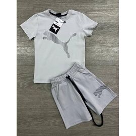 Костюм дитячий на хлопчика MR801-287-1 l.grey р.4-8 "MirWear kids" недорого оптом від прямого постачальника