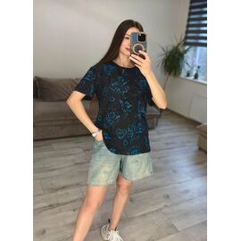 Фотография Футболка женская 01 black р.42-48 "VLADISLAVA" недорого оптом от прямого поставщика