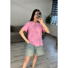 Фотография Футболка женская 01 pink р.42-48 "VLADISLAVA" недорого оптом от прямого поставщика