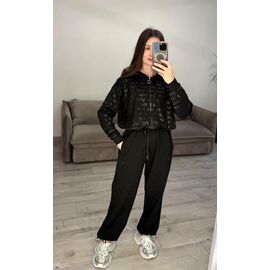 Фотография Костюм спортивный женский тёплый 312-5 black р.42-48 "VLADISLAVA" недорого оптом от прямого поставщика