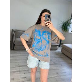 Фотография Футболка женская 40-2 beige р.one size "VLADISLAVA" недорого оптом от прямого поставщика