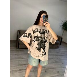 Фотография Футболка женская 55 beige р.one size "VLADISLAVA" недорого оптом от прямого поставщика