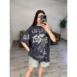 Фотография Футболка женская 55 grey р.one size "VLADISLAVA" недорого оптом от прямого поставщика