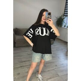 Фотография Футболка женская 55-2 black р.42-48 "VLADISLAVA" недорого оптом от прямого поставщика