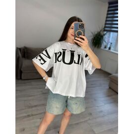 Фотография Футболка женская 55-2 white р.42-48 "VLADISLAVA" недорого оптом от прямого поставщика