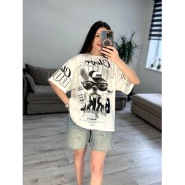 Фотография Футболка женская 55-5 white р.42-48 "VLADISLAVA" недорого оптом от прямого поставщика
