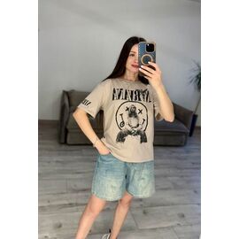 Фотография Футболка женская 67 beige р.one size "VLADISLAVA" недорого оптом от прямого поставщика