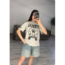 Фотография Футболка женская 67 l.grey р.one size "VLADISLAVA" недорого оптом от прямого поставщика