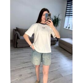 Фотография Футболка женская 67-2 white р.one size "VLADISLAVA" недорого оптом от прямого поставщика