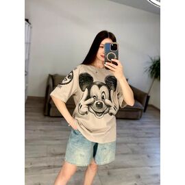 Фотография Футболка женская 72 beige р.one size "VLADISLAVA" недорого оптом от прямого поставщика