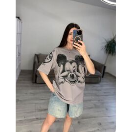 Фотография Футболка женская 72 d.grey р.one size "VLADISLAVA" недорого оптом от прямого поставщика