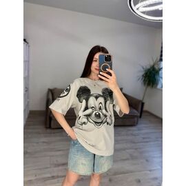 Фотография Футболка женская 72 l.grey р.one size "VLADISLAVA" недорого оптом от прямого поставщика
