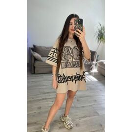 Фотография Туника женская 73 beige р.one size "VLADISLAVA" недорого оптом от прямого поставщика