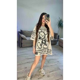 Фотография Туника женская 73-1 l.beige р.one size "VLADISLAVA" недорого оптом от прямого поставщика