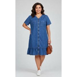 Халат жіночий JL1237 blue р.44-52 "Julia" недорого оптом від прямого постачальника