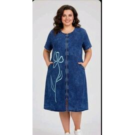 Халат жіночий JL1239 blue р.60-68 "Julia" недорого оптом від прямого постачальника