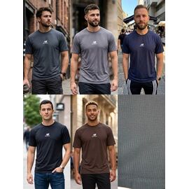 Фотография Футболка мужская DL955 l.grey р.46-54 "Delviago" недорого оптом от прямого поставщика