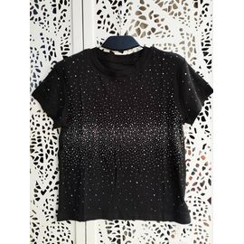Фотография Футболка женская LR1453 black р.one size "Lora" недорого оптом от прямого поставщика