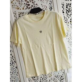 Фотография Футболка женская LR1528 yellow р.one size "Lora" недорого оптом от прямого поставщика