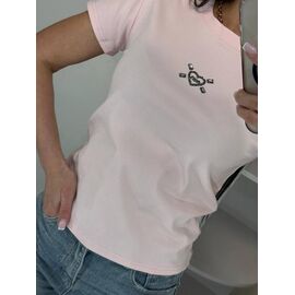 Фотография Футболка женская LR1612 pink р.one size "Lora" недорого оптом от прямого поставщика