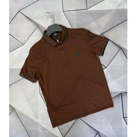 Фотография Футболка мужская 67440 brown р.S-2XL "MACCALI" недорого оптом от прямого поставщика
