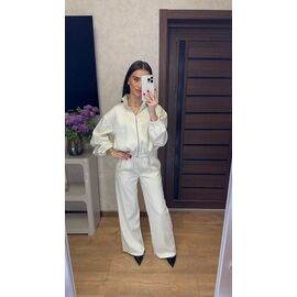 Фотография Костюм женский 112 white р.42-48 "VALENTINA" недорого оптом от прямого поставщика