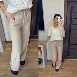 Фотография Штаны женские 249-1 beige р.42-48 "VALENTINA" недорого оптом от прямого поставщика