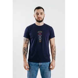 Фотография Футболка мужская 5 navy р.M-2XL "VICTORY" недорого оптом от прямого поставщика