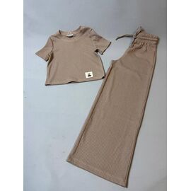 Костюм дитячий на дівчинку 3649 beige р.128-158 "Bright Harmony" недорого оптом від прямого постачальника